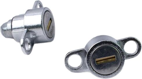 2Pcs Car Roof Box Locks Universal Replacement, Zinc Alloy Metal, Rustproof, Compact 1.73x1.26inch, Easy Install with 2 Keys in Saudi Arabia