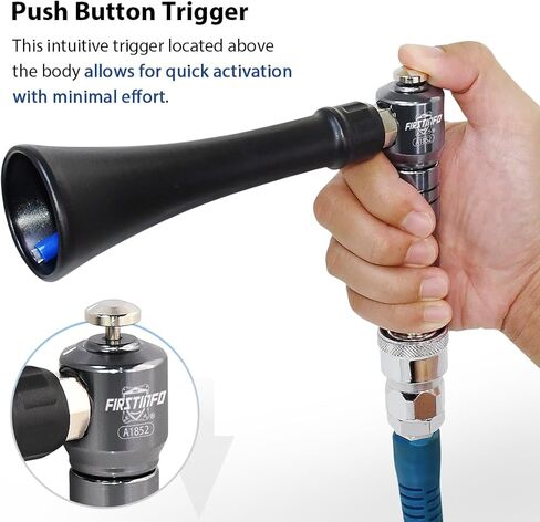 FIRSTINFO A1852US Air Blow Gun with High-Velocity Whirlwind Cyclone Nozzle in Saudi Arabia