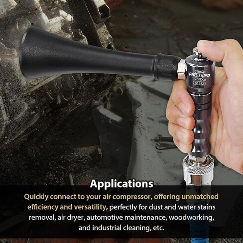 FIRSTINFO A1852US Air Blow Gun with High-Velocity Whirlwind Cyclone Nozzle in Saudi Arabia