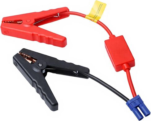 Mayspare 10AWG EC5 Smart Jump Starter Clamps, Heavy Duty Replacement Alligator Clips for 12V Portable Car Battery Booster, Universal for SUV/Truck/RV (LED + Beep Alert) in Saudi Arabia