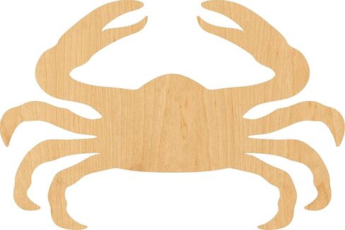 Crab Laser Cut Out Wood Shape Craft Supply - 4 Inch in Saudi Arabia