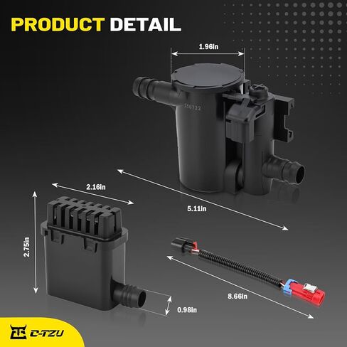 Evap Canister Vent Solenoid P0449 متوافق مع 2004-2010 Chevy Silverado & GMC Sierra 1500, 2500, 3500 HD Classic - يستبدل 911-237، 10357992، 19207763، CVS34 in Kuwait