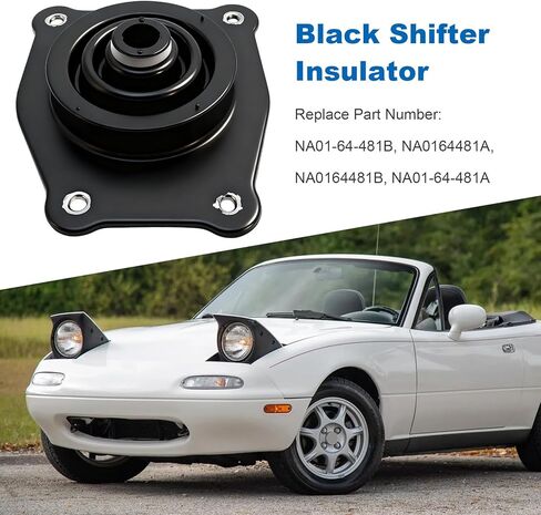 NA0164481B Gear Shift Boot Black Shifter Insulator, Replacement for Mazda Miata 1990-2005, Replaces NA01-64-481B NA0164481A NA01-64-481A in Saudi Arabia