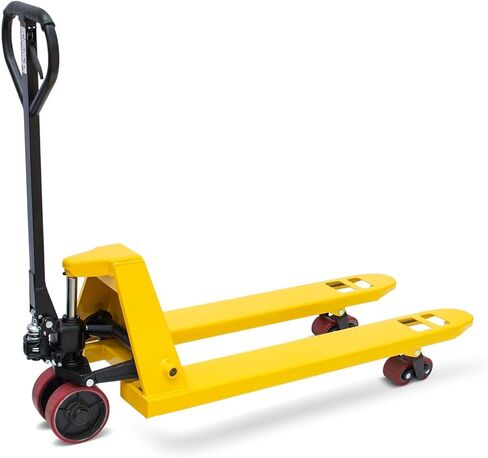 Manual Pallet Jack 6,600 LBS Capacity, 48" x 27" Heavy Duty Pallet Truck with Nylon Wheels, Industrial Hand Pallet Jack for Warehouse, Factory & Material Handling in Saudi Arabia