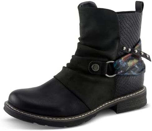 PATRIZIA Women's GOSSIFLEUR Floral Booties with Decorative Straps, Functional Buckles, and Comfortable Fit in Saudi Arabia