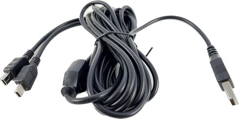 OMNIHIL 10FT-Mini-USB Splitter Cable Compatible with TI Graphing Calculator TI-84 Plus TI-89 Nspire CX in Saudi Arabia