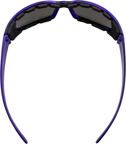Global Vision Chicago Padded Motorcycle Sunglasses Purple Frames with Flash Mirror Lenses in Saudi Arabia