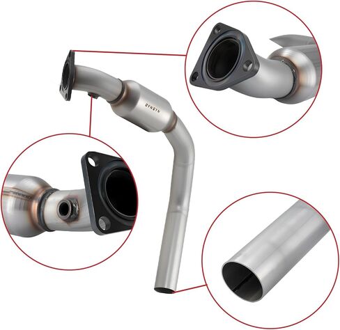 طقم المحول الحفاز مناسب لسيارة Chevy & GMC - Avalanche، Silverado 1500، Suburban، Tahoe، Sierra 1500، Yukon، Yukon XL 1500-09-14-Replace 50490 194371 4.3L 4.8L 5.3L 6.0L (متوافق مع EPA) in Kuwait