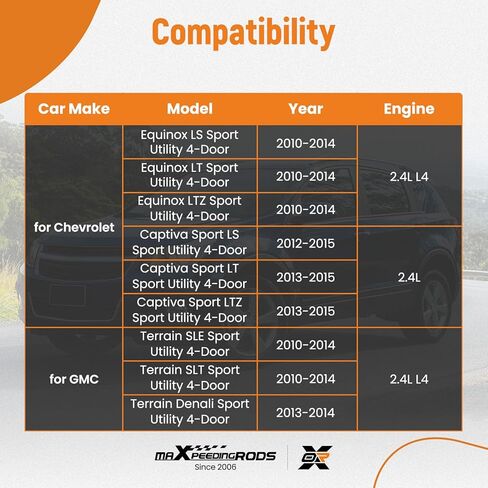 محول حفاز maxpeedingrods لسيارة جي إم سي تيرين شيفروليه إكوينوكس 2.4L 2010-2014 لسيارة تشيفي كابتيفا سبورت 2.4L 2012-2015 in Kuwait