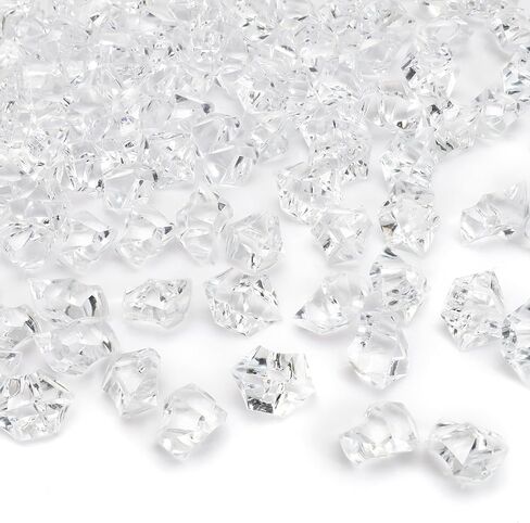 أحجار كريمة وهمية من الأكريليك متعددة الألوان، 160 قطعة من حشوات المزهرية الماسية المجروشة ومبعثرة الطاولة، حشو الصناديق الحسية لحشو خزان الأسماك وحوض السمك وديكور الحرف اليدوية لحفلات الزفاف in Kuwait