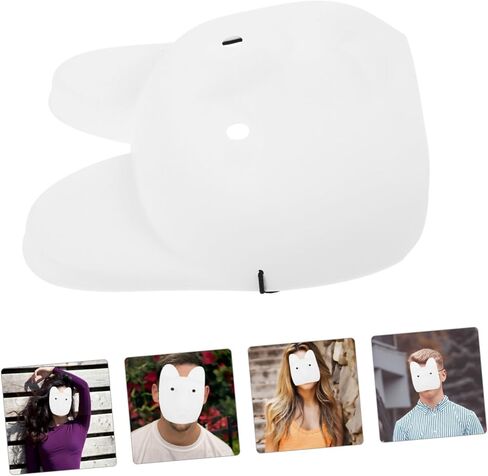 DOITOOL Unpainted Pvc Cat Mask for Crafting Blank Masquerade Mask for Parties and Cosplay Comfortable and Lightweight Animal Face Cover for Creative Projects in Saudi Arabia