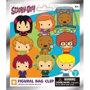 Scooby-Doo Series 2 – 5" Collectible Bag Clip – Blind Bag (ONE Random Figure) – Cartoon Character Keychain/Backpack Accessory | Official Licensed Merchandise in Kuwait