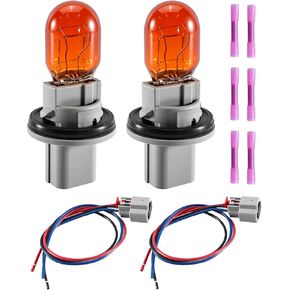 Turn Signal Light Sockets and Bulb Wiring Harness Kit Fit for Dodge Dart 2013-2016 Replace 68186725AB 68186725AA L07442NALL 68081389AL, Parking Lamp, 2 PCS in Kuwait