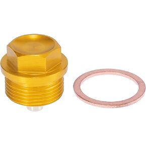 X AUTOHAUX 1 مجموعة M24 x 1.5 المغناطيسي النفط قابس التصريف حوض استنزاف الجوز النفط استنزاف الترباس المسمار مع طوقا الذهب لهجة العالمي in Kuwait