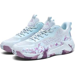 أحذية كرة السلة الرجالية، أحذية رياضية عالية الجودة غير قابلة للانزلاق، مريحة وقابلة للتنفس للتدريب والجري، أحذية رياضية للكرة الطائرة in Kuwait