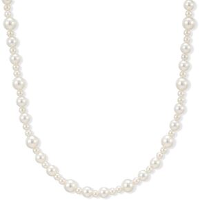 قلادات مطرزة باللؤلؤ للنساء بطبقات من الذهب وقلادة مكدسة مصنوعة يدويًا من مجوهرات الزفاف للعرائس مقاس 18 بوصة in Kuwait