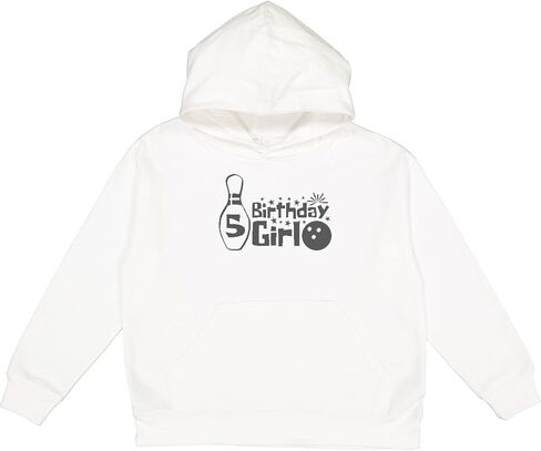 inktastic 5th Birthday Girl Bowling Theme Youth Hoodie Sweatshirt in Saudi Arabia