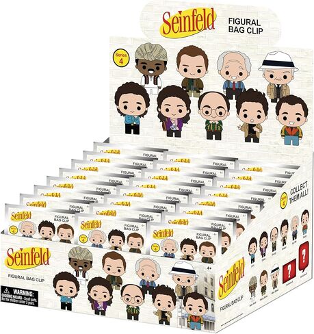 Seinfeld Series 4 – 5" Collectible Bag Clip – Blind Bag (ONE Random Figure) – TV Show Character Keychain/Backpack Accessory | Official Licensed Merchandise in Saudi Arabia