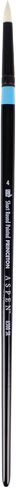 Princeton Artist Brush Co. Aspen Series 6500 - Long Handled Short Pointed Round Size 4 - Single Synthetic Round Oil and Acrylic Paint Brush for Painting on Canvas and Board in Saudi Arabia