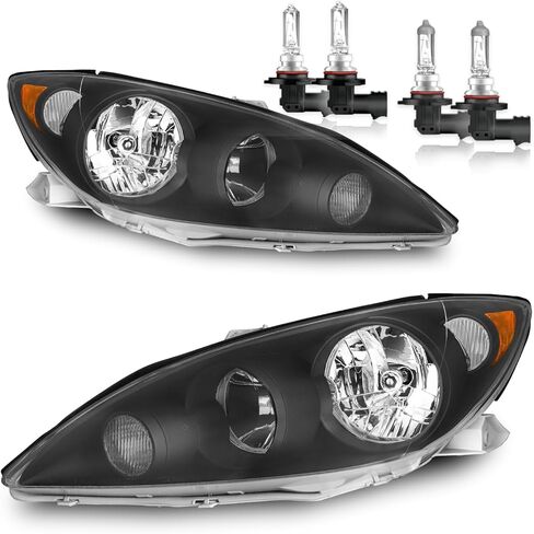 المصابيح الأمامية ث/مصابيح لعام 2005 2006 تويوتا كامري LE، XLE مصابيح أمامية هالوجين بديلة للسائق وجانب الركاب in Kuwait