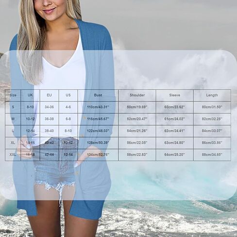 Summer Lightweight Cardigans for Women 2025 Going Out Long Sleeve Open Front Cardigan Plus Size Tops Travel Blouses in Saudi Arabia