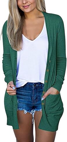 Summer Lightweight Cardigans for Women 2025 Going Out Long Sleeve Open Front Cardigan Plus Size Tops Travel Blouses in Saudi Arabia