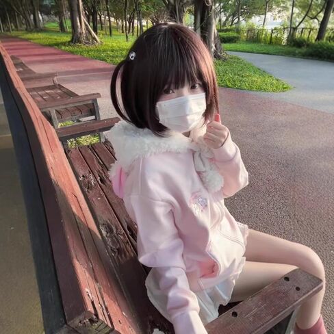 Y2K Jojifuku Cutecore Kawaii Zip Up Hoodie Fall Jacket Cute Stripes Hoodies Outerwear Jackets Coats Winter Women in Saudi Arabia