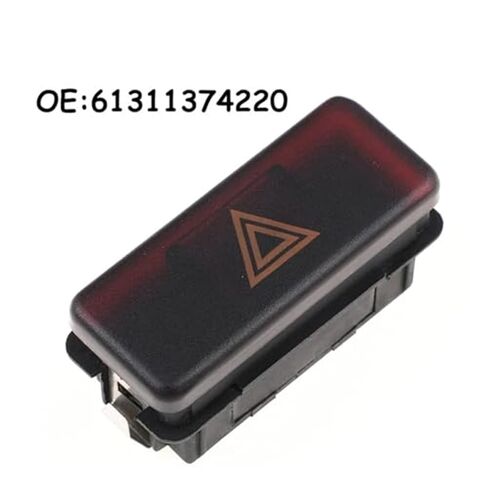 خطر مفتاح الإضاءة في حالات الطوارئ لـ E31 E32 E34 E36 لـ M3 M5 لـ Z3 لـ 318 525i 530i 735i 840Ci 61311374220 61311390722 مفتاح إضاءة الطوارئ للسيارة in Kuwait