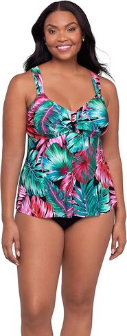 Womens Adjustable Lily Swim Tankini with Built-in Bra Support in Saudi Arabia