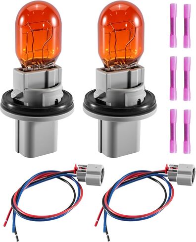 مقابس ضوء إشارة الانعطاف ومجموعة أدوات أسلاك المصباح مناسبة لـ Dodge Dart 2013-2016 استبدال 68186725AB 68186725AA L07442NALL 68081389AL، مصباح انتظار السيارات، قطعتان in Kuwait