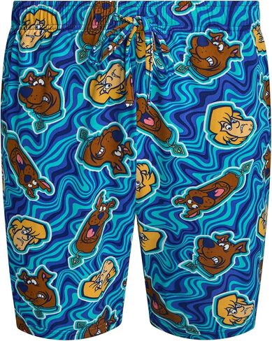 COCO BRANDS Scooby Doo Mens Pajama Shorts - Soft Cozy Sleep Shorts Breathable PJ Mens Pajama Bottoms with Pocket Sleepwear in Saudi Arabia
