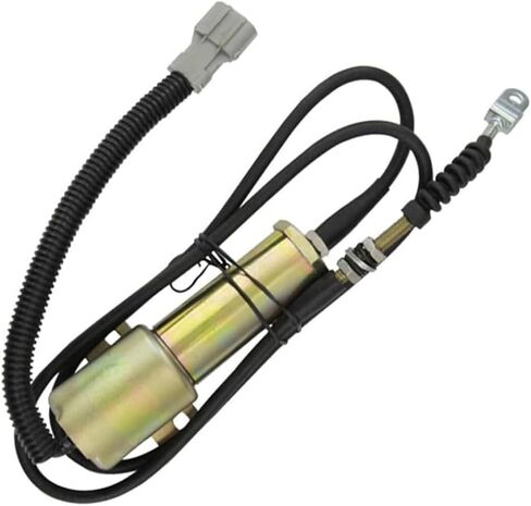 مفتاح صمام قطع زيت الملف اللولبي، 11E16010024، 24 فولت، متوافق مع Hyundai DH220-5، قطعة غيار الحفار in Kuwait