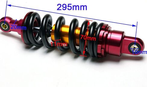 295mm 11.6" Rear Shock Absorber Pit Bike Quad ATV CRF110 XR70 SSR 70 125cc in Saudi Arabia