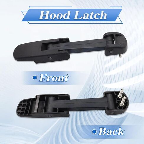 مزلاج غطاء محرك السيارة XQSMWF متوافق مع Hummer H2 2003-2009، Chevrolet C4500 C5500 C6500 C7500، Kodiak 2003-2009، GMC TopKick 2003 2004 2005 2006 2007 2008 2009 أسود 15097841 15097841 in Kuwait