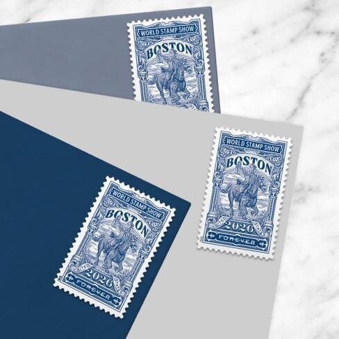 Boston 2026 World Stamp Show (Sheet of 20) First-Class Mail Forever Postage Stamps in Saudi Arabia