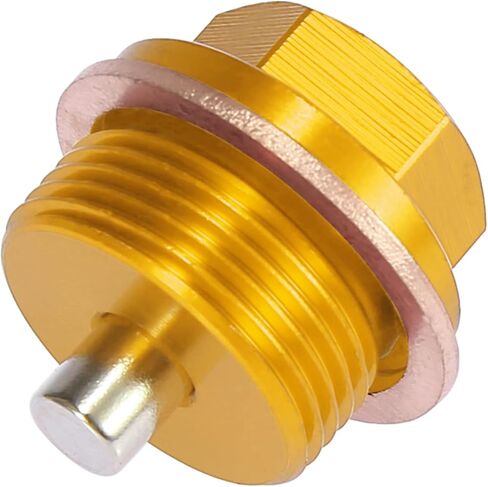 X AUTOHAUX 1 مجموعة M24 x 1.5 المغناطيسي النفط قابس التصريف حوض استنزاف الجوز النفط استنزاف الترباس المسمار مع طوقا الذهب لهجة العالمي in Kuwait
