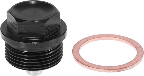 X AUTOHAUX 1 مجموعة M24 x 1.5 المغناطيسي النفط قابس التصريف حوض استنزاف الجوز النفط استنزاف الترباس المسمار مع طوقا الذهب لهجة العالمي in Kuwait