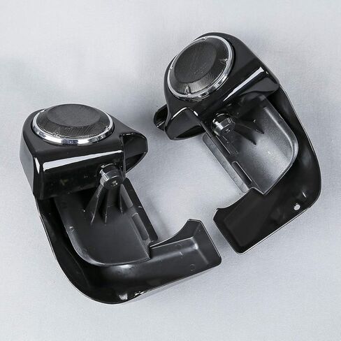 Lower Vented Leg Fairings w/Speaker Box Pods Fit for Harley Davidson touring FLT FLHT FLHTCU FLHRC Road King Street Glide Electra Glide Ultra-Classic Road Glide 1983-2013 Vivid Black in Saudi Arabia