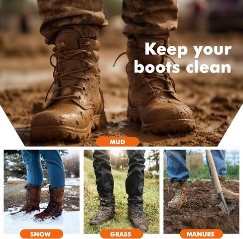 Boot Scrubber Wooden Boot Brush, Shoe Cleaner Brush for Outdoor Mud & Dirt-9.13 * 6.14 * 4.07in Shoe Cleaning Brush in Saudi Arabia