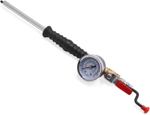 Motoforti Portable Quick Connector Truck Car Tire Tyre Air Chuck Inflator w Pressure Gauge Long-Lasting in Saudi Arabia