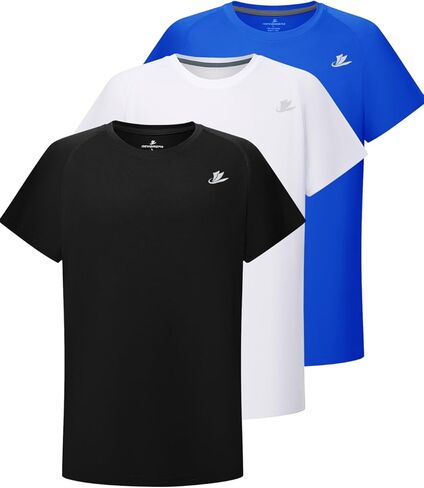 DEVOROPA Toddler to Youth Boys Compression Shirt Short Sleeve Football Basketball Undershirt Kids Athletic Base Layer T-Shirt in Kuwait