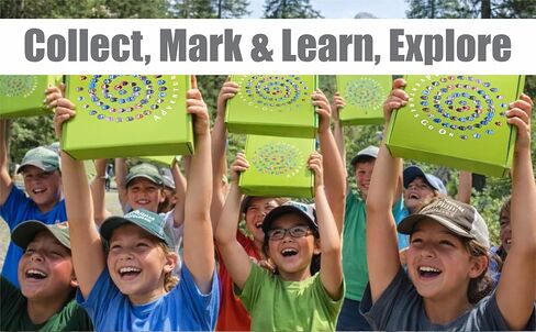 Adventures Go On. The book 2024 (170 pages) is a guide to the National Parks of the United States of America with complete stickers for all 63 US National Parks. in Kuwait