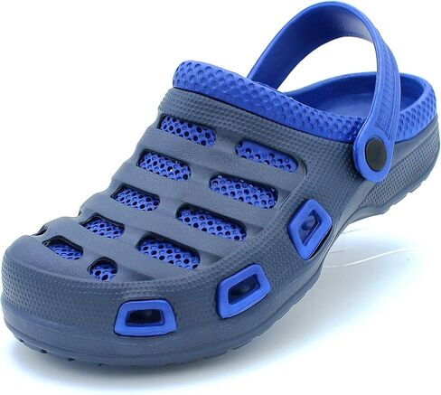 قباقيب رياضية للرجال ذات تهوية باللونين الأزرق الداكن/الأزرق مقاس 9 D(M) US in Kuwait