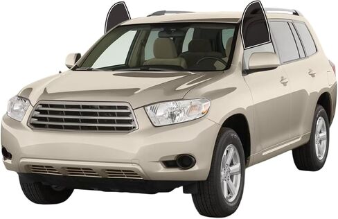 طبقة تظليل نافذة مسبقة القطع لسيارة Toyota Highlander 2001-2007 من جميع الجوانب + الزجاج الأمامي الخلفي 25% VLT 2Ply مضاد للكسر، كتلة من الأشعة فوق البنفسجية، حماية الخصوصية، سهل التركيب، لا حاجة للتشذيب، تقليل الحرارة والوهج in Kuwait