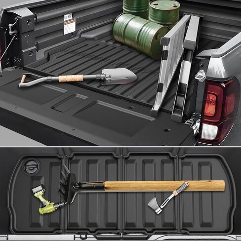 حصيرة سرير AOMSAZTO متوافقة مع Honda Ridgeline 2017 2018 2019 5.3FT بطانة سرير الشاحنة شديدة التحمل TPE مناسبة لجميع الأحوال الجوية ملحقات Ridgeline (حصيرة السرير + حصيرة الباب الخلفي + حصيرة التخزين الخلفية) in Saudi Arabia