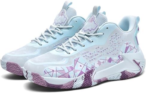 أحذية كرة السلة الرجالية، أحذية رياضية عالية الجودة غير قابلة للانزلاق، مريحة وقابلة للتنفس للتدريب والجري، أحذية رياضية للكرة الطائرة in Kuwait