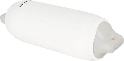 Rockville C8527W غطاء مصد القارب مقاس 8.5 بوصة × 27 بوصة، قماش أبيض مطاطي، يناسب مصدات سميكة مقاس 8-9.5 بوصة، خياطة مزدوجة in Kuwait