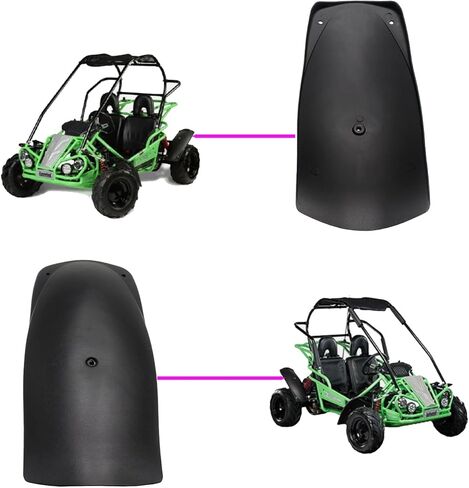 غطاء واقي من الطين الأمامي مصدات 150cc 250cc 300cc Go Kart (مجموعة من 2) كاندي تاوتاو JCL روكيتا كازوما in Saudi Arabia