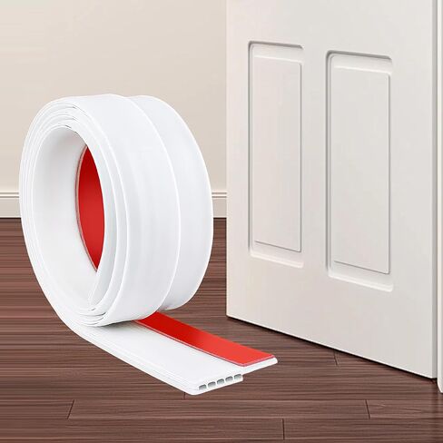 1M Black Door Stopper – 5-Hole Door Gap Filler, Under Door Draft Stopper for Bottom of Door, Weather Stripping Seal for Garage, Closets, and Bedrooms in Saudi Arabia