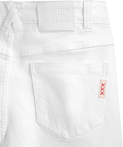 Scotch & Soda Girls Stretch Fit Denim Jean Shorts, Button Closure in Saudi Arabia